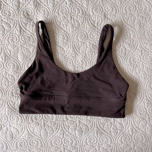 NWOT Lululemon align bra reversible espresso size 12